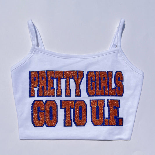 Pretty Girls Go to UF Cami Crop