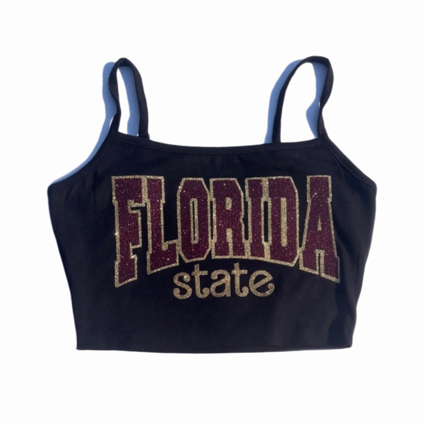 Garnet & Gold FL State Cami Crop Top