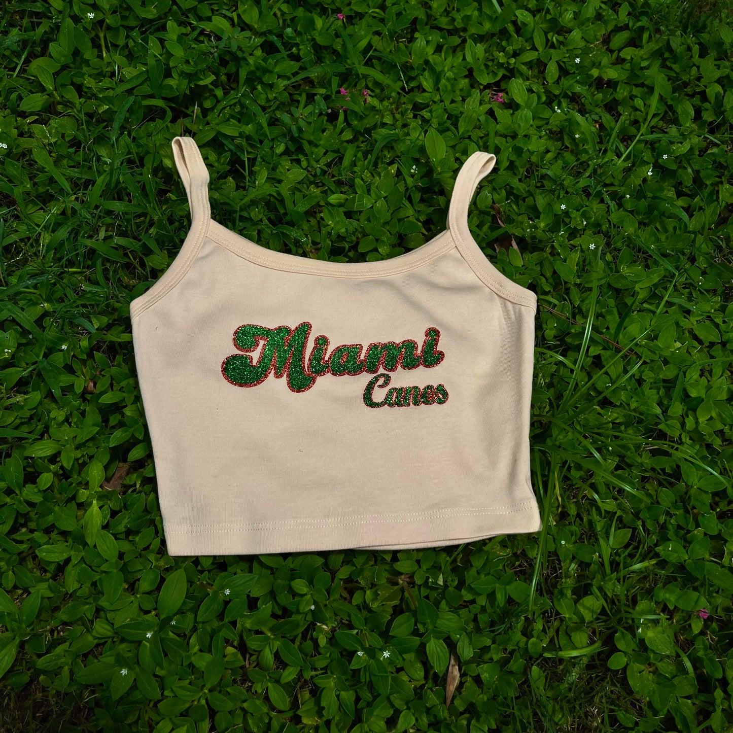 Miami Canes Cami Crop