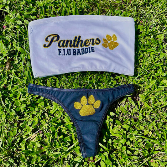 FIU PANTHERS THONG SET