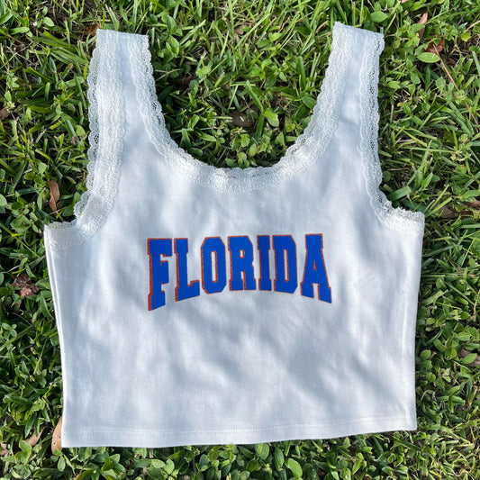 "Florida" Lace Tank top